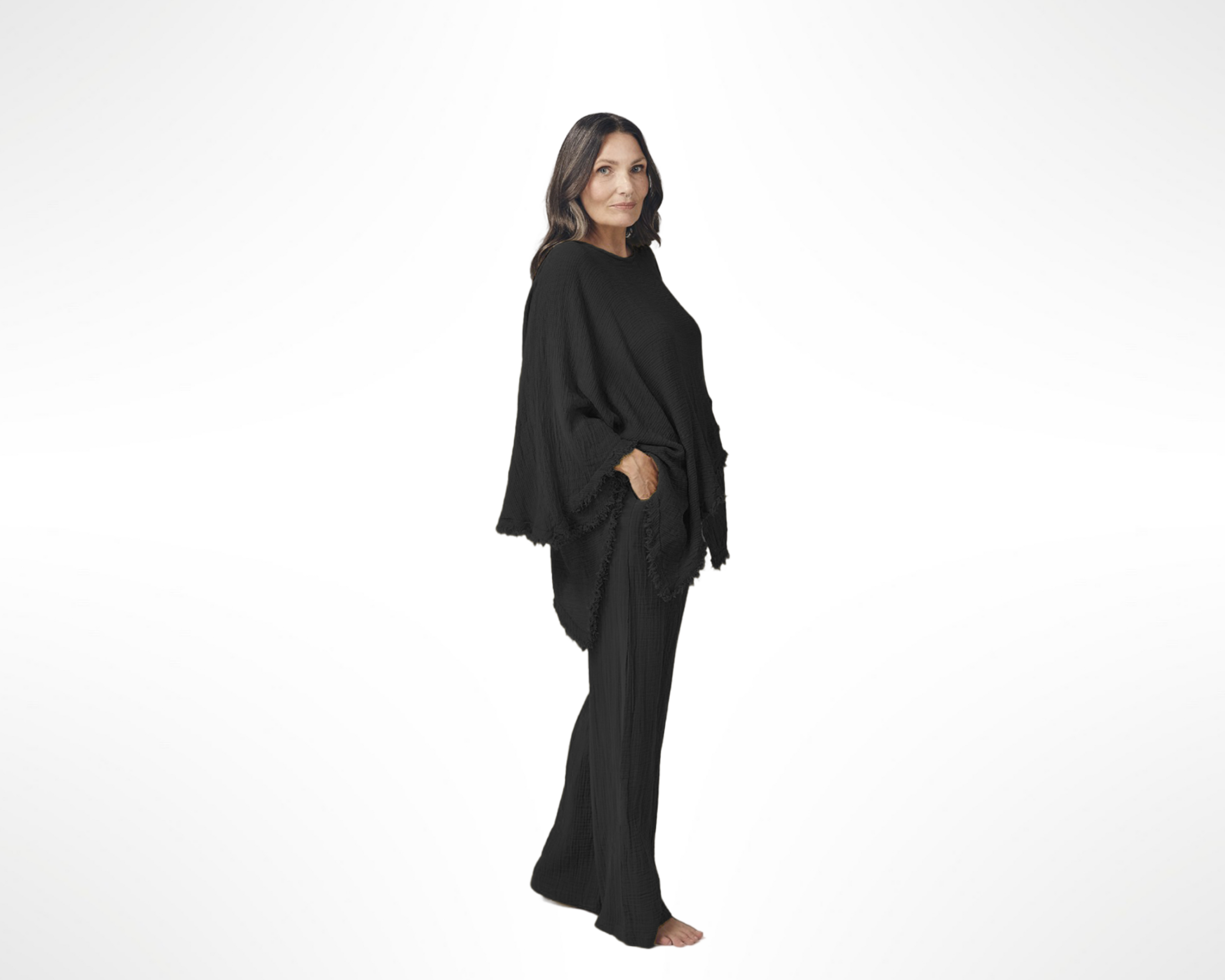 Elpis Poncho Top